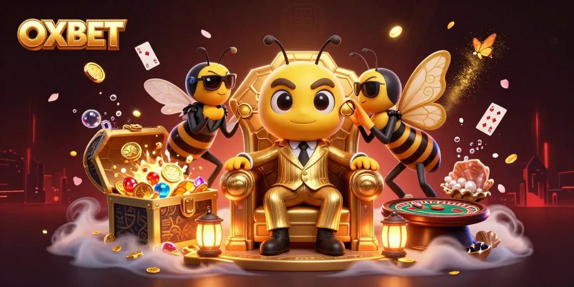 Experience thrilling gameplay at OXBET with vibrant casino elements and characters bringing fun to life.