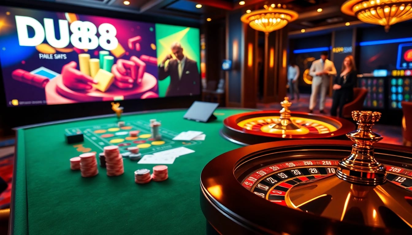 Experience the thrill of DU88 with vibrant casino games and betting action.
