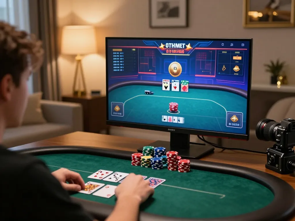 Experience tension and excitement in LC888 poker games at home, showcasing intense gameplay moments