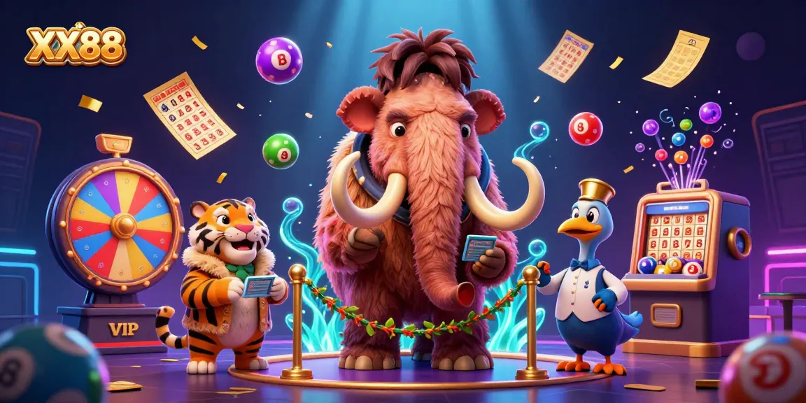 Experience top-notch gaming at XX88 with a vibrant casino illustration showcasing exciting elements.