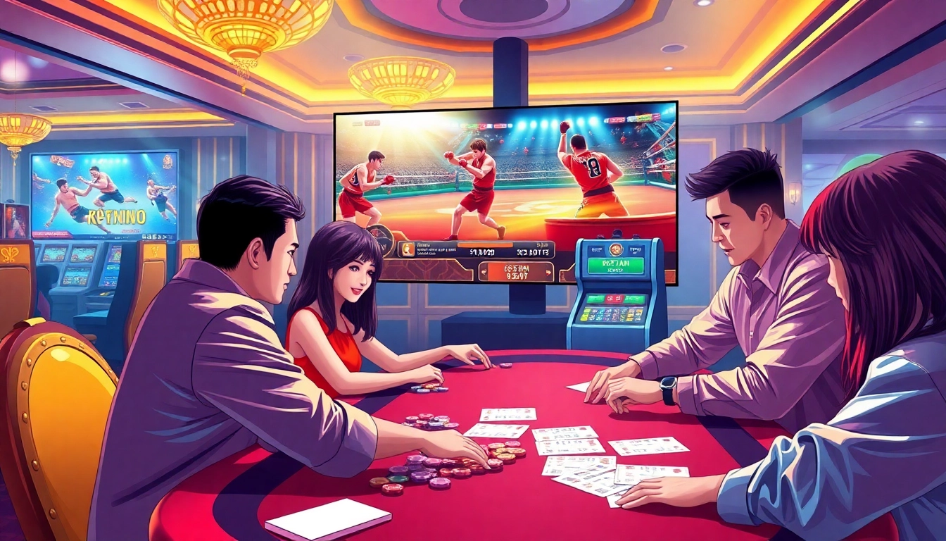 Watch đá gà trực tiếp with high-stakes excitement at a vibrant casino!