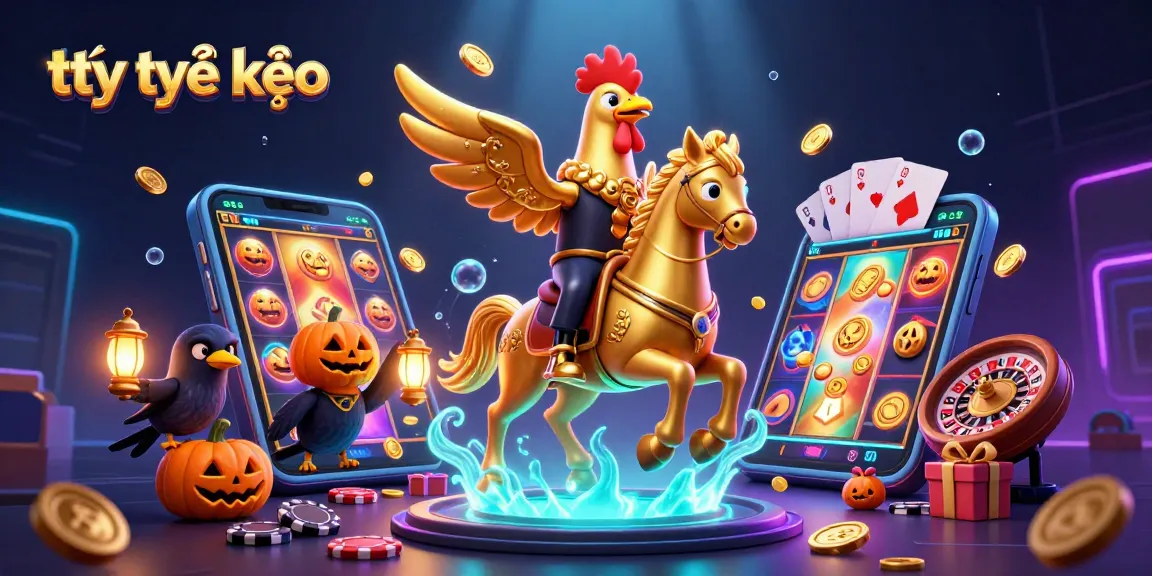 Engage in thrilling tỷ lệ kèo gaming action with a vibrant 3D casino scene showcasing dynamic characters and elements.