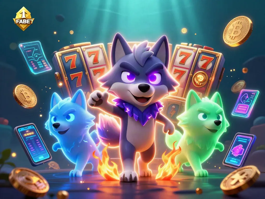 Engage with FABET's thrilling casino experience featuring vibrant slot gaming elements and captivating visuals.
