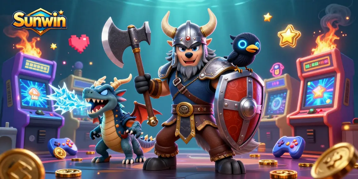 Join the excitement at Sunwin casino featuring vibrant characters in 3D gaming action.