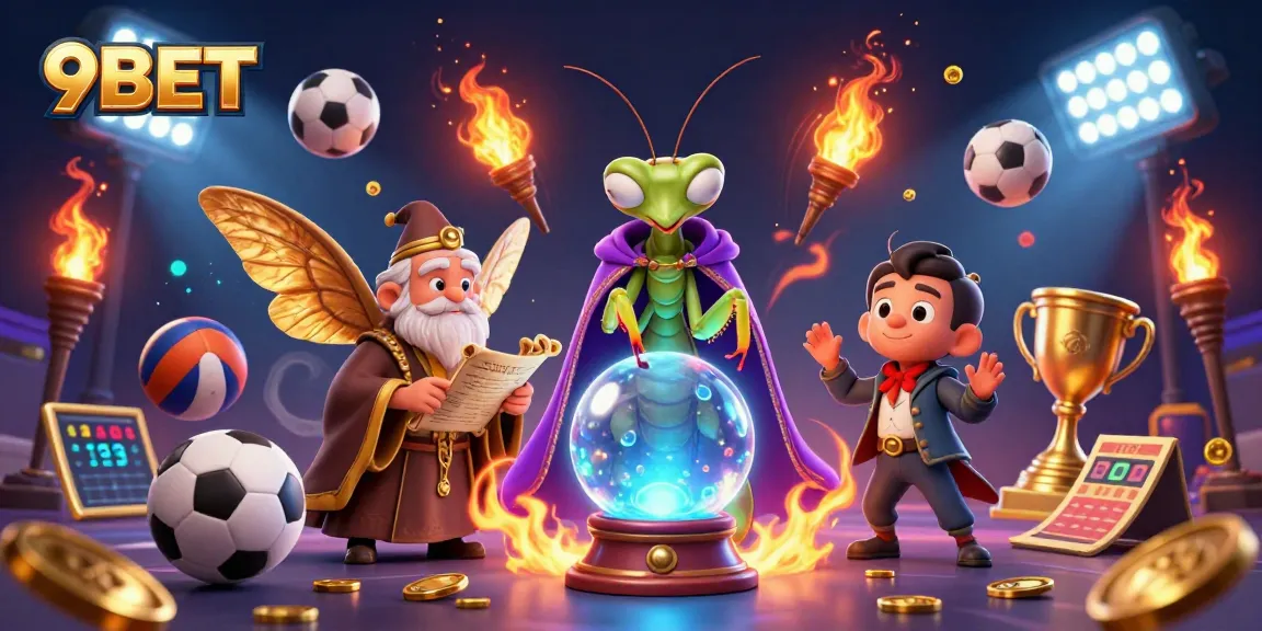 Experience thrilling gambling adventures with 9BET as characters and sports elements come alive in vibrant 3D.