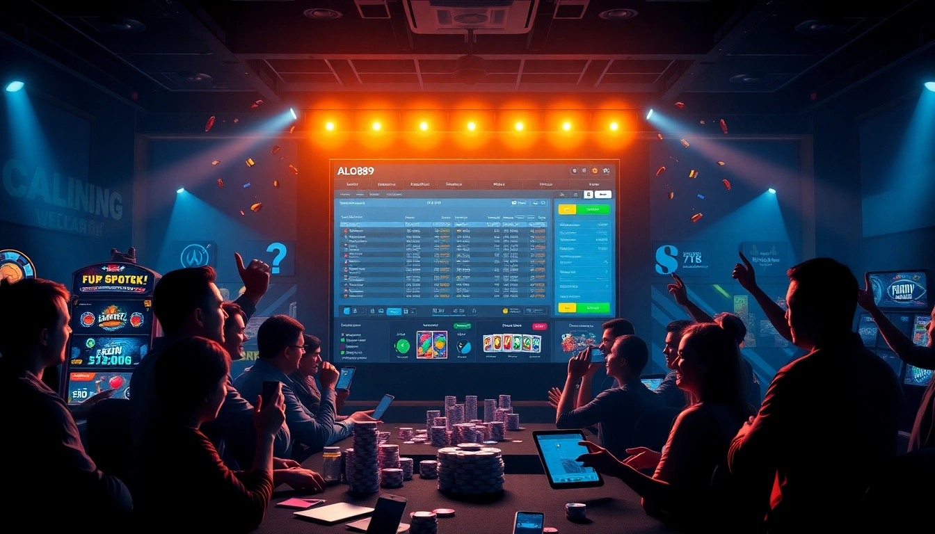 Experience the excitement of ALo789's online betting with live interactions and immersive gaming visuals.