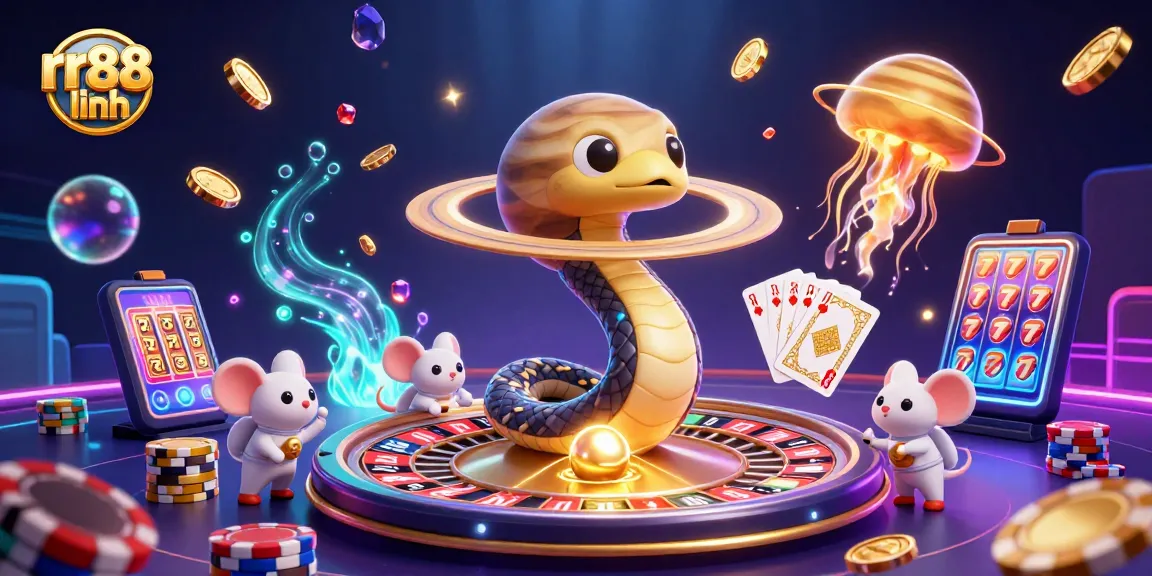Engage with rr88 linh by exploring thrilling bets in a vibrant cosmic casino scene.