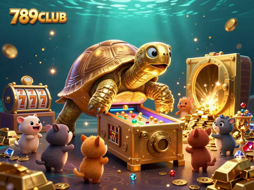Engage with 789CLUB's vibrant 3D casino adventure, featuring exciting jackpot slots and treasure elements.
