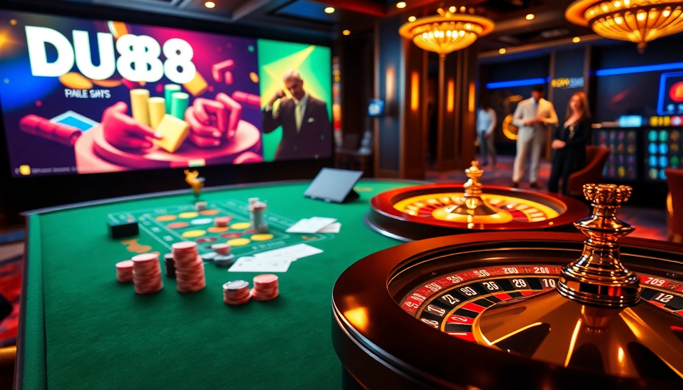 Experience the thrill of DU88 with vibrant casino games and betting action.