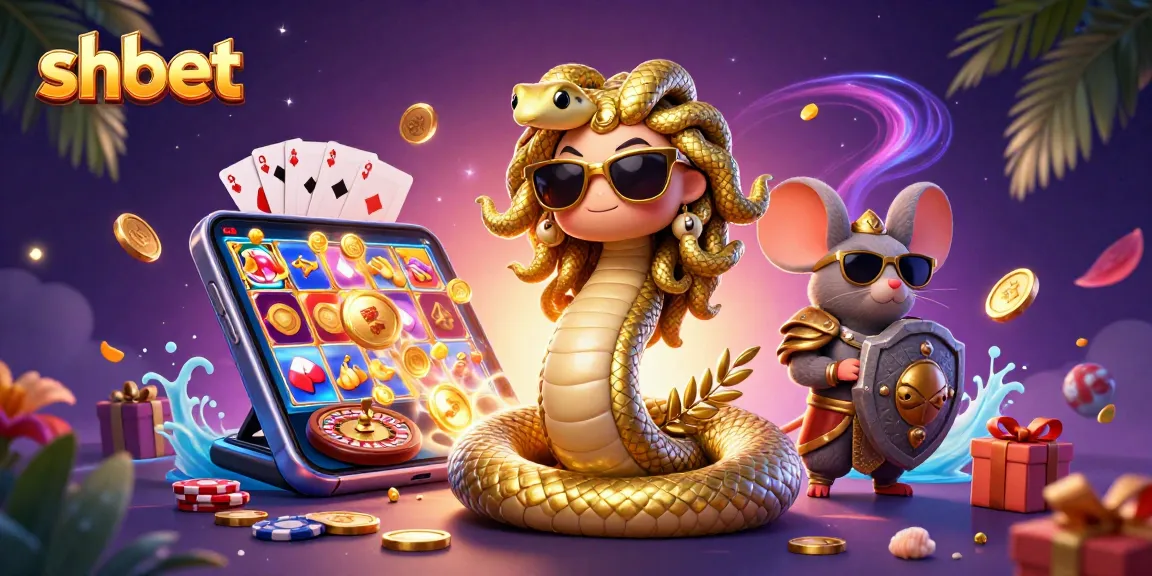 Experience shbet's exciting slot games with vibrant designs and engaging characters in this dynamic casino scene.