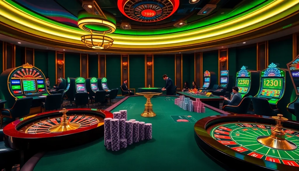 Experience the thrill of gambling at 789P with vibrant tables and exciting casino games.
