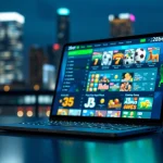 Interactive betting interface of 28bet.com showcasing exciting game options and vibrant colors.