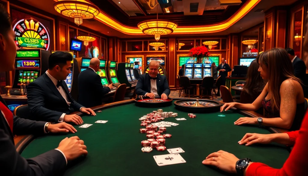 Experience the thrill of 789f at a luxurious poker table surrounded by eager gamblers.